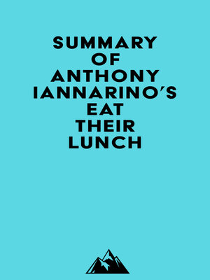 cover image of Summary of Anthony Iannarino's Eat Their Lunch